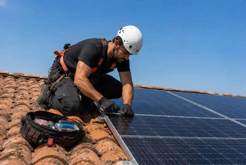 Maintenance et monitoring de panneaux solaires à Étercy