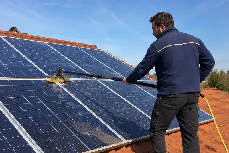 Nettoyage et entretien de panneaux solaires à Étercy